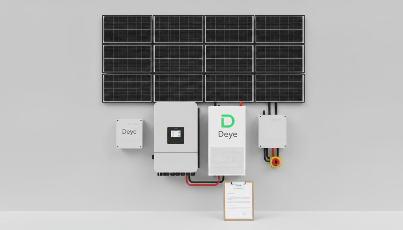 8KW Deye Hybrid System
