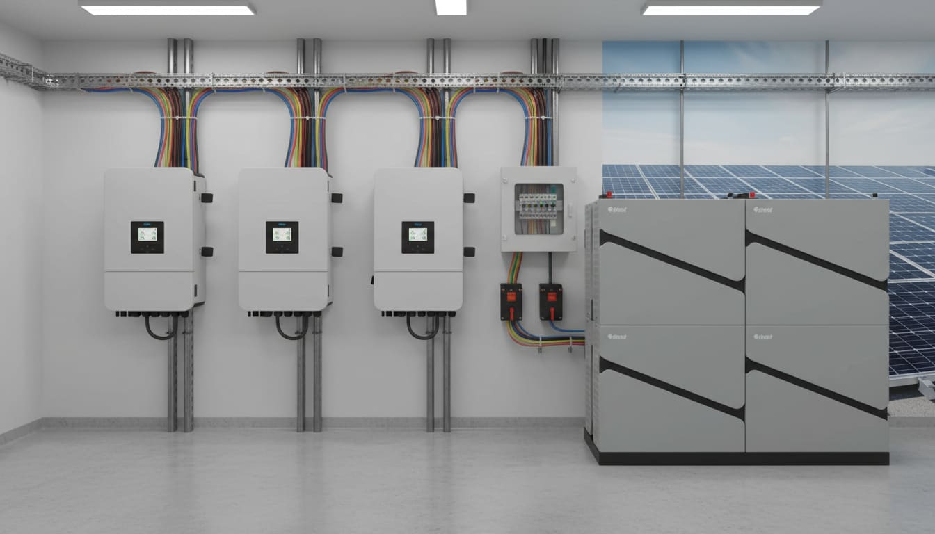 3 x 16Kw Deye Inverters